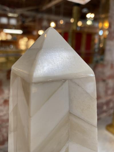 Decorative Italian Wood Obelisk 1970s