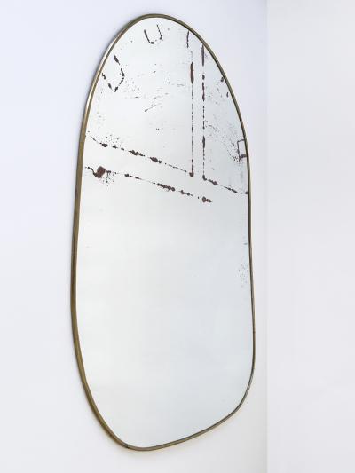 Decorative Mid Century Modern Asymmetric Wall Mounted Mirror Germany 1950s