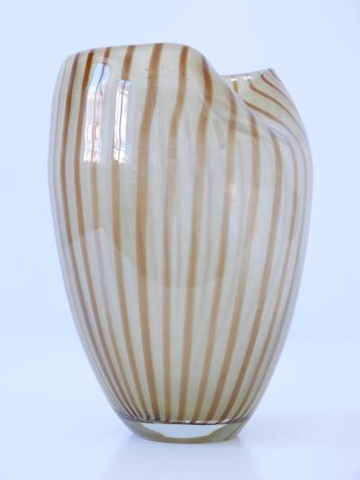 Decorative Mid Century Modern Murano Glass Vase Italy 1960s