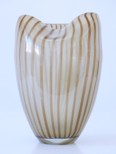 Decorative Mid Century Modern Murano Glass Vase Italy 1960s
