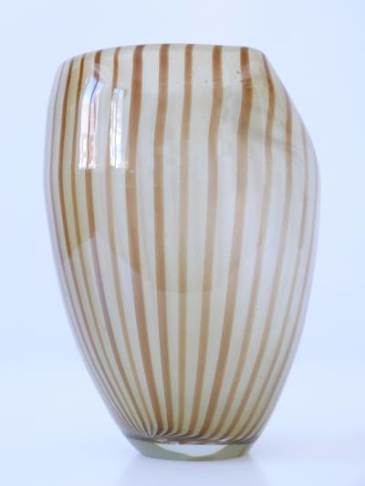 Decorative Mid Century Modern Murano Glass Vase Italy 1960s