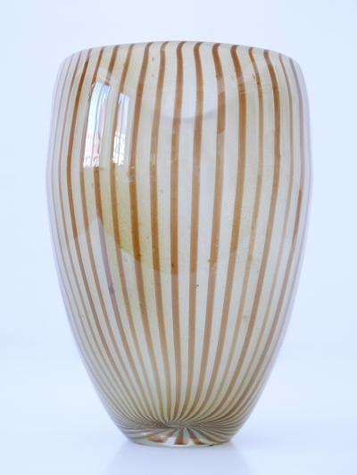 Decorative Mid Century Modern Murano Glass Vase Italy 1960s