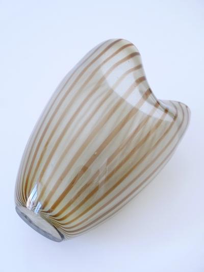Decorative Mid Century Modern Murano Glass Vase Italy 1960s