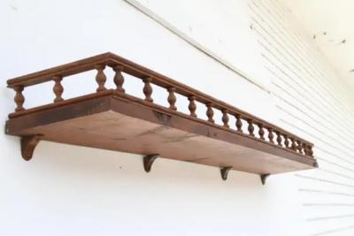 Decorative Shelf w Celtic Brackets