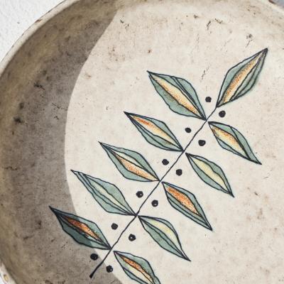 Decorative Studio Pottery Vide Poche 1960s