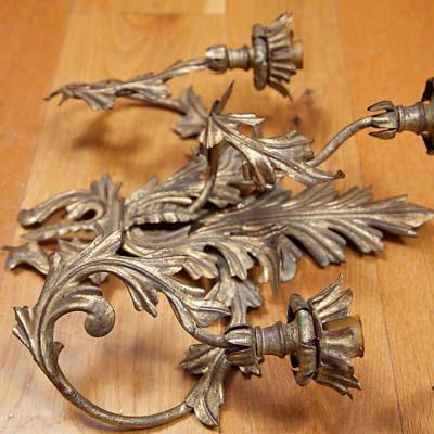 Decorative Three Light Wall Lights