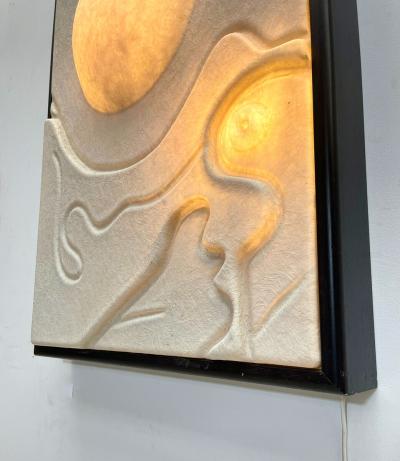 Decorative Wood Fiberglass Wall Panel Light