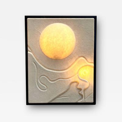 Decorative Wood Fiberglass Wall Panel Light