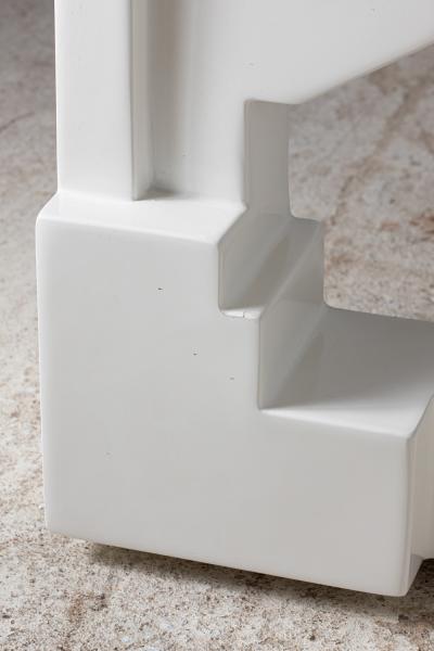Decorative claustra in lacquered fiberglass France circa 1970