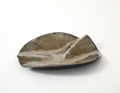 Decorative free form wave platter Made By Aram C