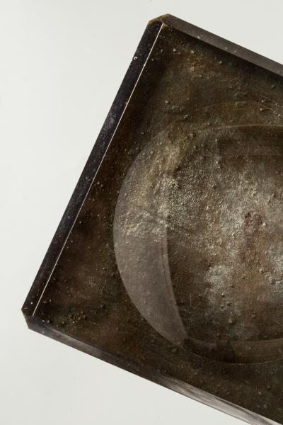 Deep Black Eglomis Vide Poches att Saint Gobain France 1940s