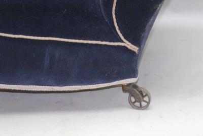 Deep Blue Club Chair