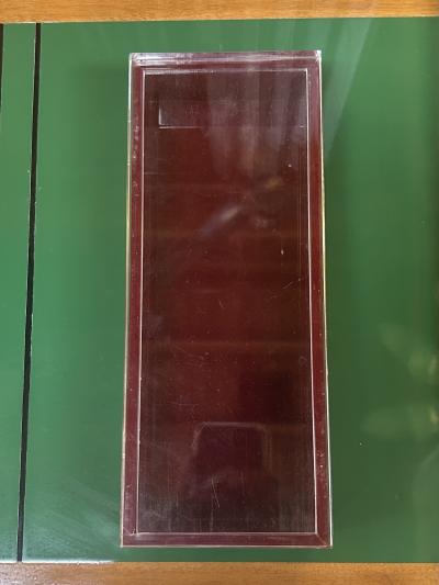 Deep Red Vintage Italian Box