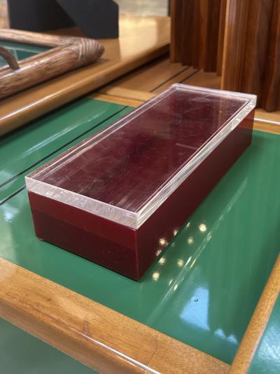 Deep Red Vintage Italian Box