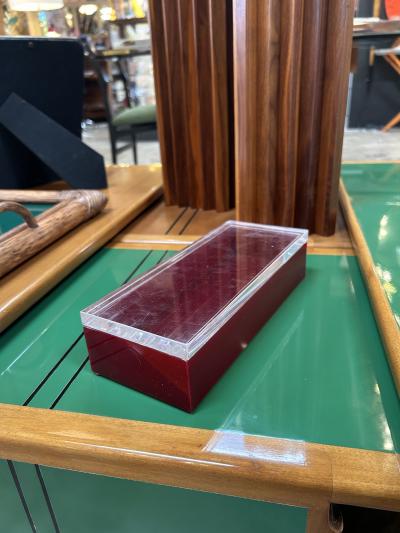 Deep Red Vintage Italian Box