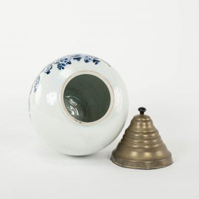 Delft Blue and White Manilla Tobacco Jar