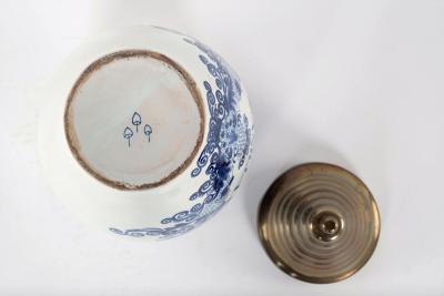 Delft Blue and White Manilla Tobacco Jar