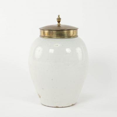 Delft Blue and White Rappe Tobacco Jar