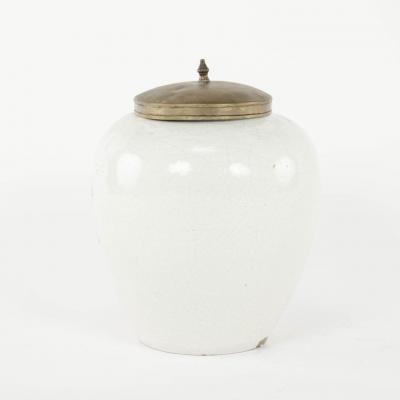 Delft Blue and White Varinas Tobacco Jar