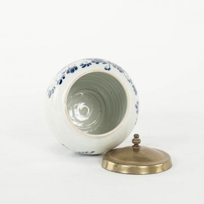 Delft Blue and White Varinas Tobacco Jar
