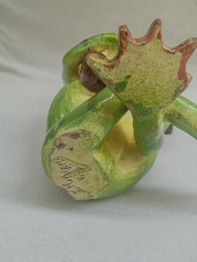 Delphin Massier Palissy majolica Frog Massier pay attention to the size of the piece
