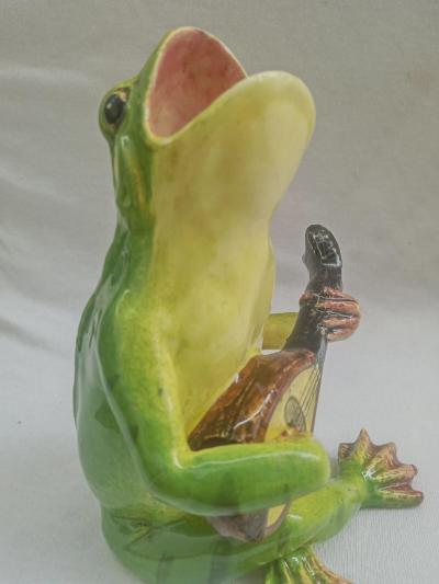 Delphin Massier Palissy majolica Frog Massier pay attention to the size of the piece
