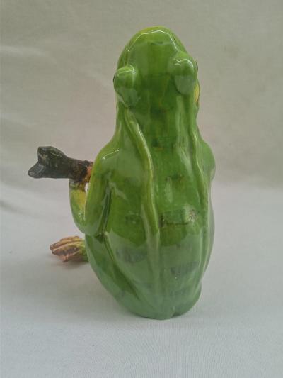 Delphin Massier Palissy majolica Frog Massier pay attention to the size of the piece