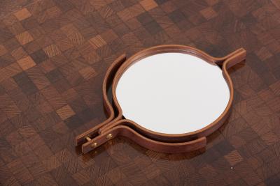 Den Permanente 1 of 4 Hand or Table Mirror by Bech Starup for Den Permanente Copenhagen