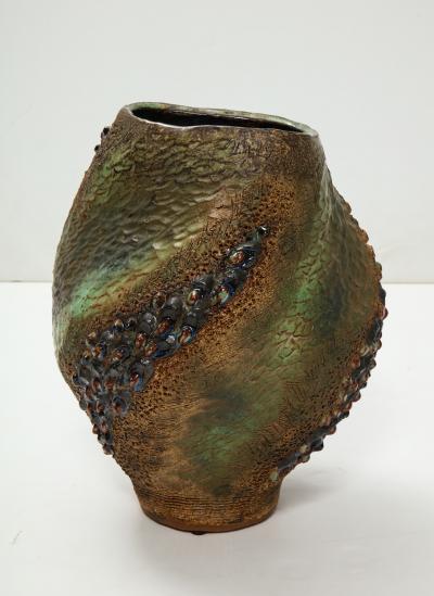 Dena Zemsky Hand Built Ceramic Vase by Dena Zemsky