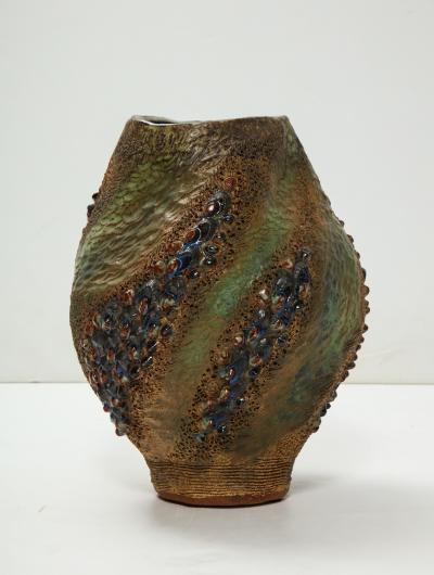 Dena Zemsky Hand Built Ceramic Vase by Dena Zemsky