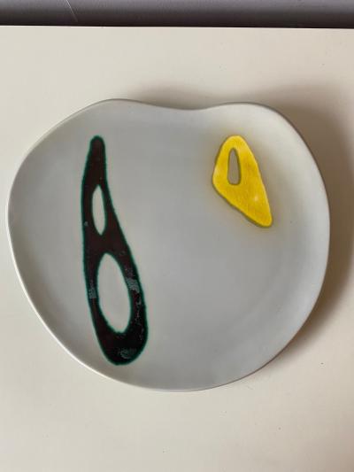 Denise Peter Orlando Ceramic Plates by Peter Orlando France 1960s