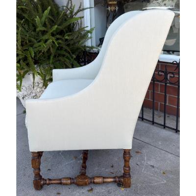 Dennis Leen 18th C Style Dennis Leen Wingback Arm Chair W Nancy Corzine Upholstery