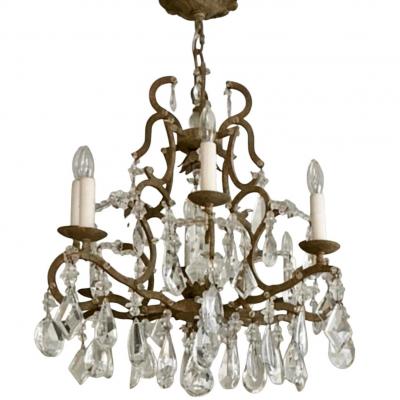 Dennis Leen Dennis and Leen Chateau French Crystal Chandelier