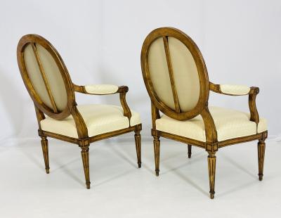 Dennis Leen Pair of Armchairs by Dennis Leen USA 1990s