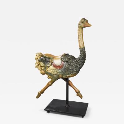 Dentzel Carved Ostrich Carousel Animal