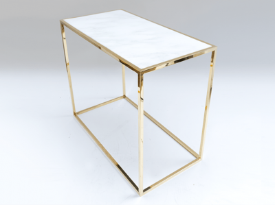 Desigual Brass and Marble Table