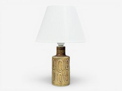 Desiree Stent j Table Lamp Brown Stoneware Denmark 1960s