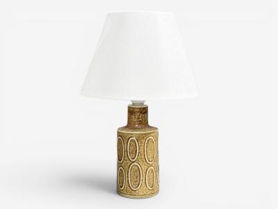 Desiree Stent j Table Lamp Brown Stoneware Denmark 1960s