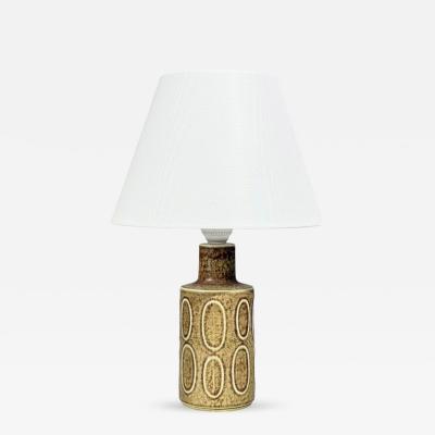 Desiree Stent j Table Lamp Brown Stoneware Denmark 1960s