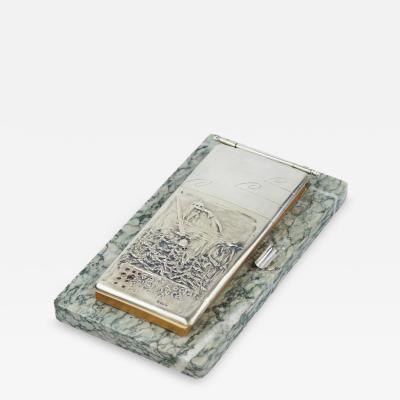 Desk Silver Notepad In Old Russian Style Petr Milyukov Russia