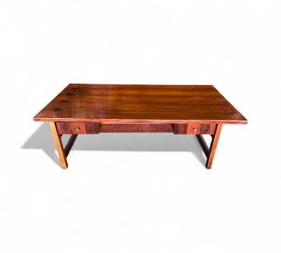 Desk in Rosewood with Two drawers Unknown 1960s Lot 875