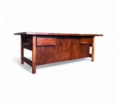 Desk in Rosewood with Two drawers Unknown 1960s Lot 875