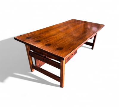 Desk in Rosewood with Two drawers Unknown 1960s Lot 875