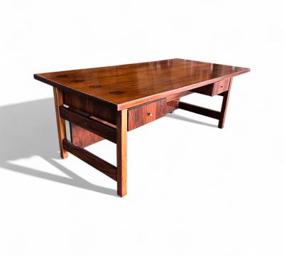 Desk in Rosewood with Two drawers Unknown 1960s Lot 875