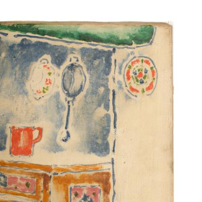 Deszo Pecsi Pilch Deszo Pecsi Pilch Hungarian b 1888 d 1949 Red Pitcher painting