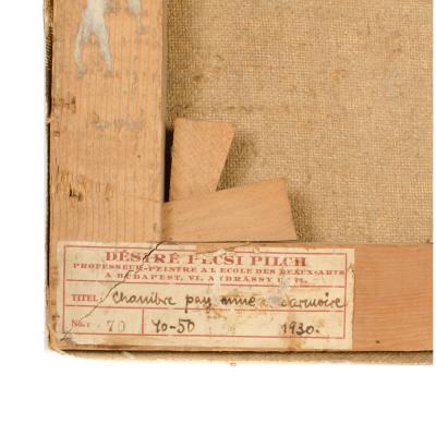 Deszo Pecsi Pilch Deszo Pecsi Pilch Hungarian b 1888 d 1949 Red Pitcher painting