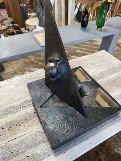 Di Lorenzo Restoration Abstract Metal Sculpture by Di Lorenzo