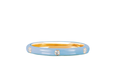 Diamond Enamel Stacking Rings