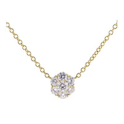 Diamond Fiore Cluster Pendant