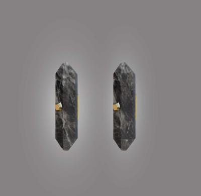 Diamond Form Rock Crystal Sconces by Phoenix